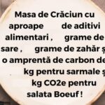 Atenție la E-urile de pe  masa de Crăciun? Tu știi ce amprentă de carbon are oala de sarmale?
