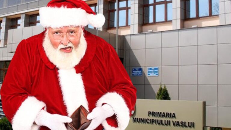 Moș Crăciun de la Primăria Vaslui a rămas fără cadouri. Copiii au izbucnit în plâns. Părinții, revoltați: „Să vă fie rușine”