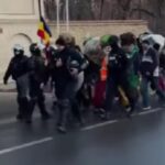 Bătaia de la Ruginoasa, „tradiția milenară”, păzită cu strășnicie de jandarmi VIDEO