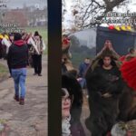 Români în blănuri de urs fac furori pe străzile Londrei. "Tradiții și obiceiuri ca la noi, nu are nimeni în lume"