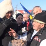 Protestul fermierilor. Un agricultor în vârstă de 83 de ani s-a alăturat manifestării - Povești din vremea bunicilor despre hrana sănătoasă