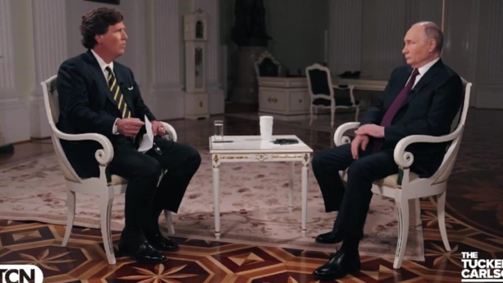 Vladimir Putin, interviu explozit cu controversatul jurnalist Tucker Carlson. Liderul rus exclude invadarea unei țări NATO