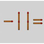 TEST IQ pentru românii SMART: mută un singur chibrit pentru a corecta ecuația 11-11=7