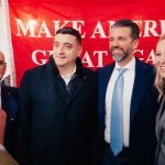 George Simion, alături de Donald Trump Jr. la învestirea președintelui Trump