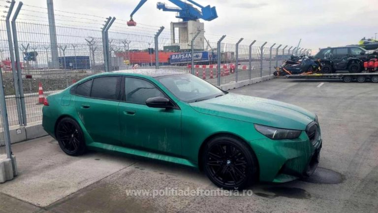 Mașină de lux, căutată în Polonia, a fost descoperită în Portul Constanța