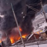 INCENDIU puternic la un depozit de cauciucuri din județul Suceava! Flăcările și fumul, vizibile la kilometri distanță: a fost emis RO-Alert
