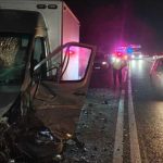 Accident pe DN 7, la Brezoi. Circulația rutieră este îngreunată în zonă, se circulă alternativ