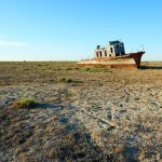 Imagini cu marea care s-a transformat în deșert: o catastrofă ecologică fără precedent