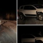Trei turişti, blocaţi cu maşina pe un drum îngheţat din județul Cluj. Au fost salvaţi de jandarmii montani