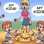 Poţi ghici cine este mama copiilor din imagine? Detaliul care o dă de gol