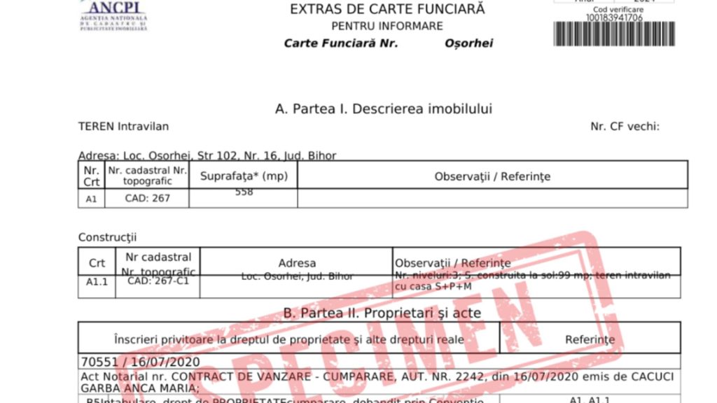 Schimbare uriașă la extrasele de carte FUNCIARĂ. Ce taxe nu se mai percep din luna aprilie?
