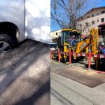 Locul din București unde casele se surpă din cauza traficului deviat pentru lucrările Metrorex. Localnicii sunt disperați