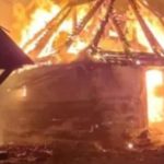 Incendiu devastator! Biserica din lemn de la Muzeul Satului Bănăţean din Timișoara a fost mistuită de flăcări - FOTO&VIDEO