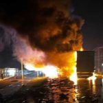 Accident grav, în jud. Arad: un TIR și o autobasculantă cu nisip s-au ciocnit, pe DN 7. Ambii șoferi au murit - circulația în zonă, oprită
