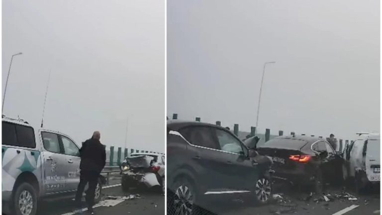 Haos pe Autostrada A 0: carambol cu 7 mașini și mai multe victime implicate. Cum s-a produs accidentul?