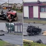 Miracol pe șosea! Doi tineri de 20 de ani au scăpat cu viață după ce au gonit cu 200 km/h, iar mașina în care se aflau s-a făcut praf