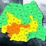 ALERTĂ ANM de vreme rea în România! Cod Portocaliu și Galben de precipitații abundente, vânt puternic și ninsori. Care sunt zonele vizate