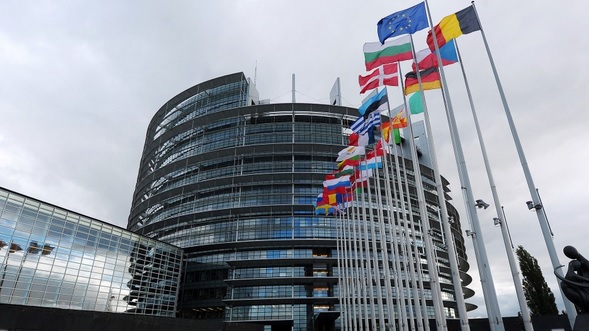 Mobilizare uriașă în fața Parlamentului European. Diaspora cere alegeri libere după scoaterea lui Georgescu din cursă