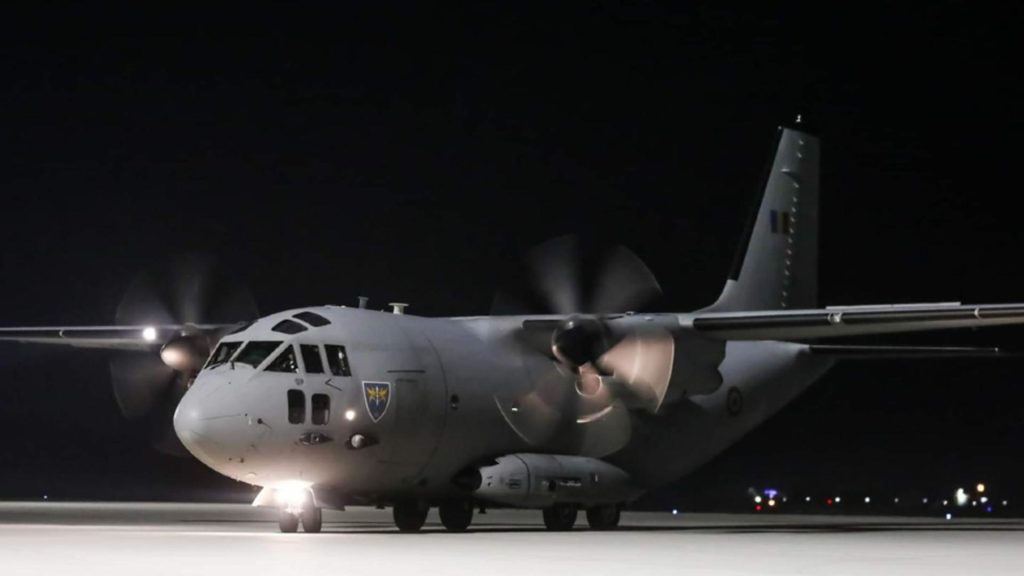 18 pacienţi și 29 de aparținători din Fâşia Gaza, aduși în România cu o aeronavă a Forţelor Aeriene Române. Anunțul MApN
