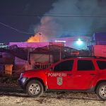 Incendiu violent, cu degajări mari de fum, la un centru de reciclare din Ilfov. Mesaj Ro-Alert pentru populație - FOTO