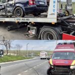 Grav accident rutier în Botoșani. Coliziune între o ambulanță și un autoturism