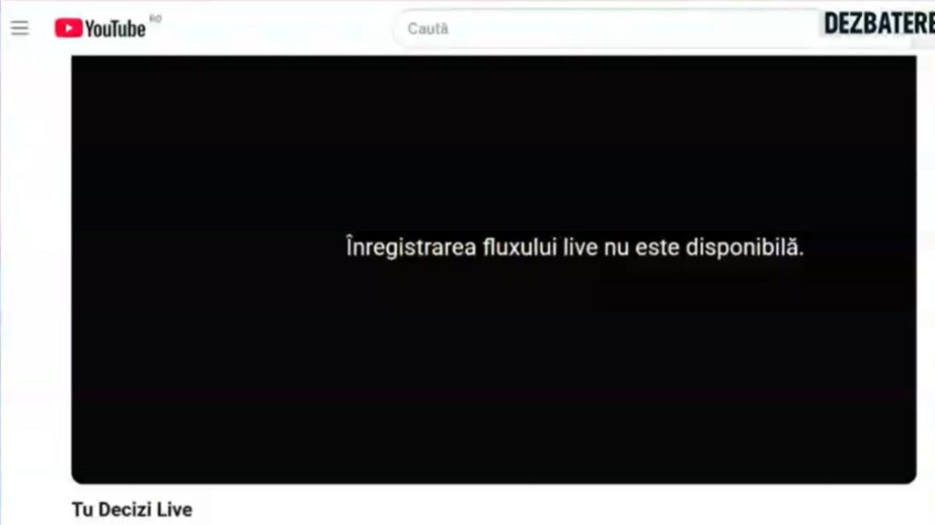 ULTIMA ORĂ! Blocaj pe internet: emisiea Realitatea PLUS s-a oprit brusc