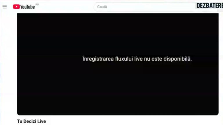 ULTIMA ORĂ! Blocaj pe internet: emisiea Realitatea PLUS s-a oprit brusc