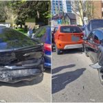 Accident grav în Pitești. Trei persoane au ajuns la spital în urma impactului dintre patru vehicule