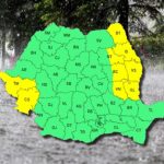 Alertă ANM. Cod Galben de ploi și vijelii în mare parte din țară. Care sunt județele vizate