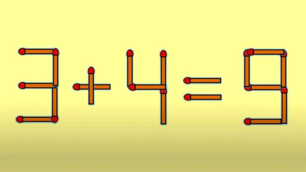 Testul IQ de joi! Oamenii extrem de deștepți pot corecta 3+4=9