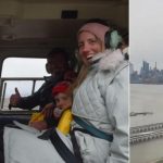 Imagini cu momentul în care un elicopter a căzut în râul Hudson. O familie de spanioli și pilotul au murit după ce elicea s-a desprins în aer și coada s-a rupt