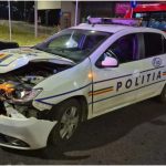 Autospecială de Poliţie, implicată într-un accident rutier grav în Alba-Iulia. Două persoane au fost rănite