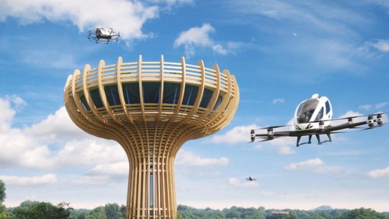 Primele taxiuri zburătoare lansate de China par rupte din filmele SF. Cum vor chinezii să ia fața unor giganți precum Boeing și Airbus
