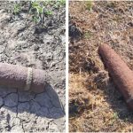 Alertă în Giurgiu! Două proiectile explozive, găsite pe un teren, în timpul unor lucrări agricole