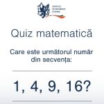 Testul lansat de SIE pentru a tria viitorii agenți: Care este următorul număr din secvența: 1,4,9,16?