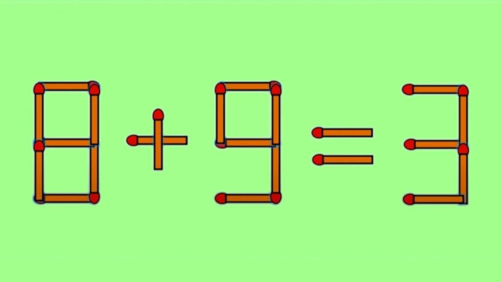 TEST IQ de weekend! Doar oamenii foarte inteligenți pot corecta 8+9=3 în doar câteva secunde