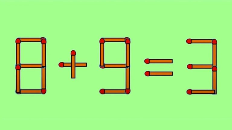 TEST IQ de weekend! Doar oamenii foarte inteligenți pot corecta 8+9=3 în doar câteva secunde