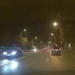 Urmărire ca în filme. O șoferiță drogată a lovit mașina poliției