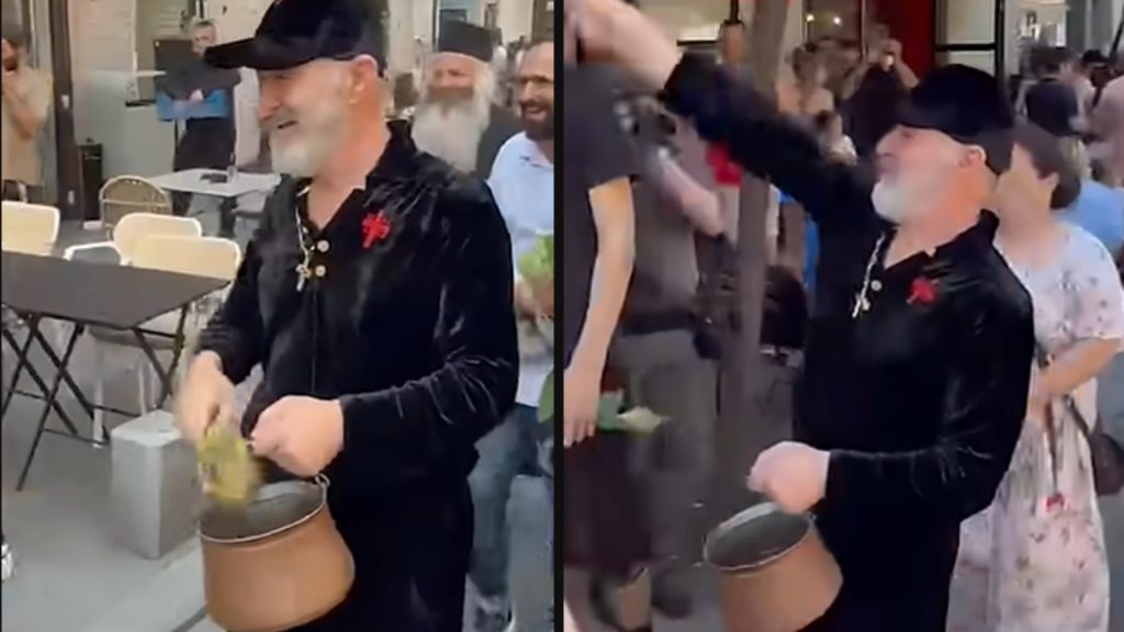 Gigi Becali și simbolismul sfințirii: O analiză a contramanifestației de la Piața Victoriei