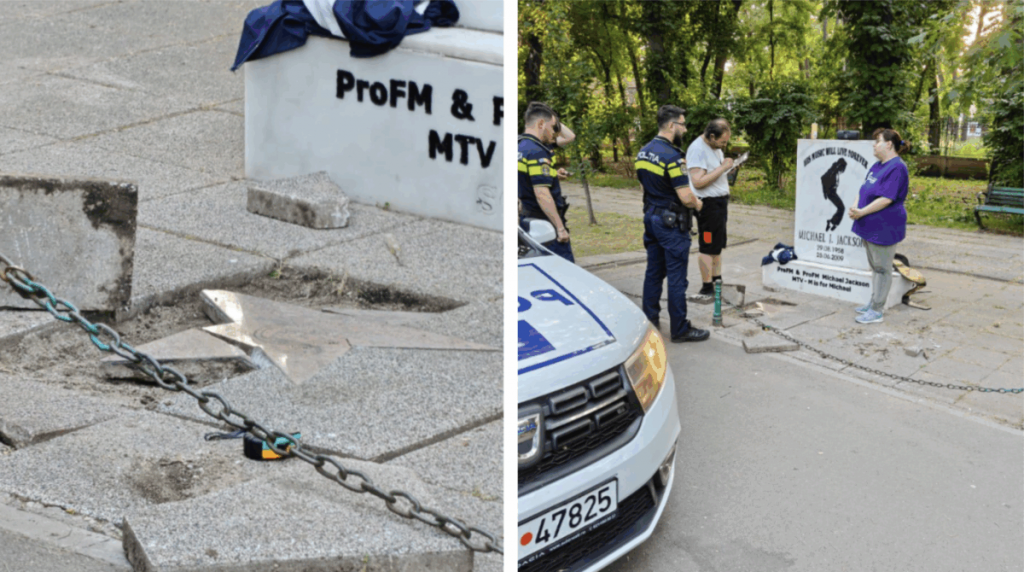 Vandalizarea monumentului lui Michael Jackson din Herăstrău: Un act de distrugere care răscolește amintiri și emoții