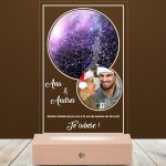 Lampa LED Personalizată Sky Map: O Bijuterie a Cerului pentru Amintiri de Neuitat