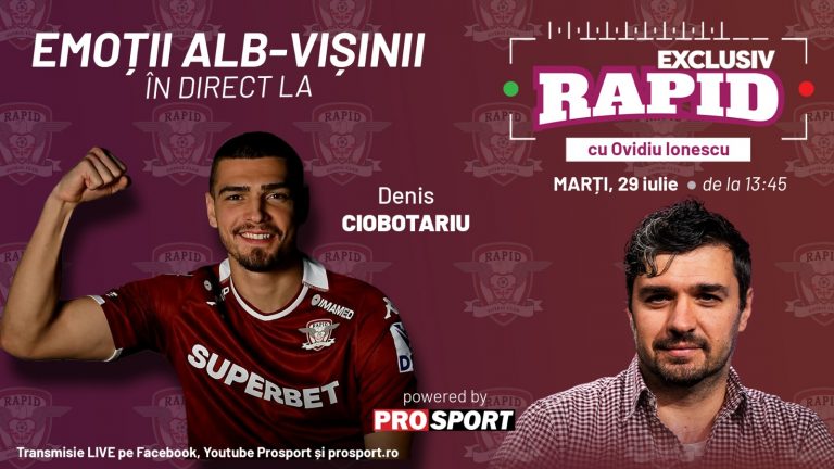 Întâlnirea Rapidistă: Live cu Denis Ciobotariu și Reflectarea Asupra Sezonului Echipei