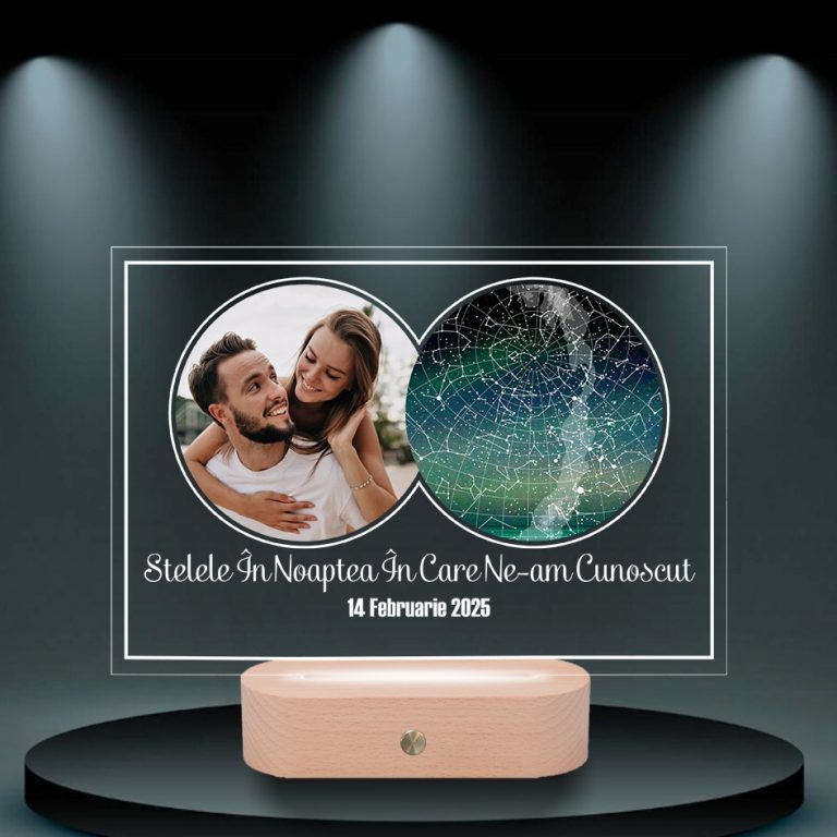 Lampa LED Personalizată: O Conexiune între Emoție și Astronomie
