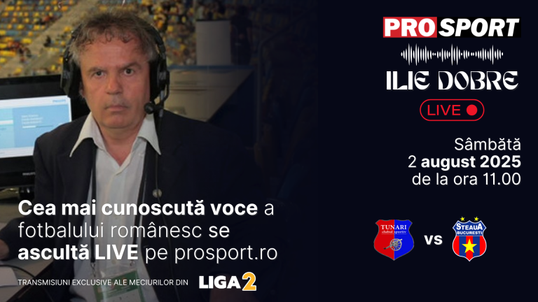 Ilie Dobre și Impactul său Asupra Fotbalului Românesc: Comentariul LIVE al Meciului C.S. Tunari - Steaua