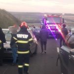 Plan Roșu de Intervenție activat în Olt, după un accident cu 10 autoturisme. 27 de persoane implicate - FOTO