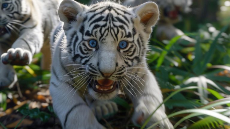 Scandal la Zoo Craiova. Un pui de tigru bengalez alb, ucis de gunoaiele lăsate de vizitatori