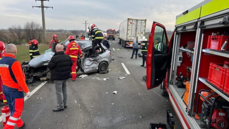 Carambol pe A3, la Snagov. Cinci mașini au fost implicate. NU sunt victime. Traficul este îngreunat