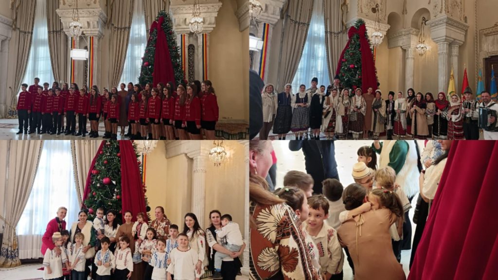 Mirabela Grădinaru colindată la Palatul Cotroceni. Imagini inedite cu partenera de viață a președintelui Nicușor Dan -FOTO/VIDEO