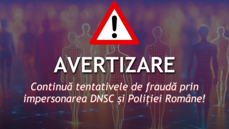 Alertă de securitate: escrocherii online în numele Poliției Române și DNSC. Utilizatorii sunt amenințați cu blocarea dispozitivelor