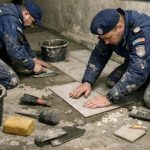 Umilință maximă în numele austerității lui Bolojan. Jandarmi dintr-o unitate de elită au ajuns să pună gresie în interiorul unității